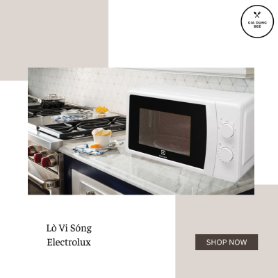 Lò vi sóng electrolux thiết kế nhỏ gọn